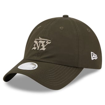 Women's New Era  Dark Green New York Jets Rivalries Collection Pony Tail Adjustable Hat