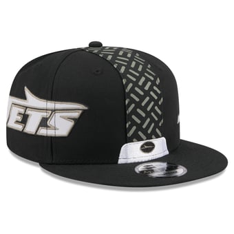 Men's New Era Black New York Jets Rivalries Collection Fan Pack Helmet 9FIFTY Snapback Hat