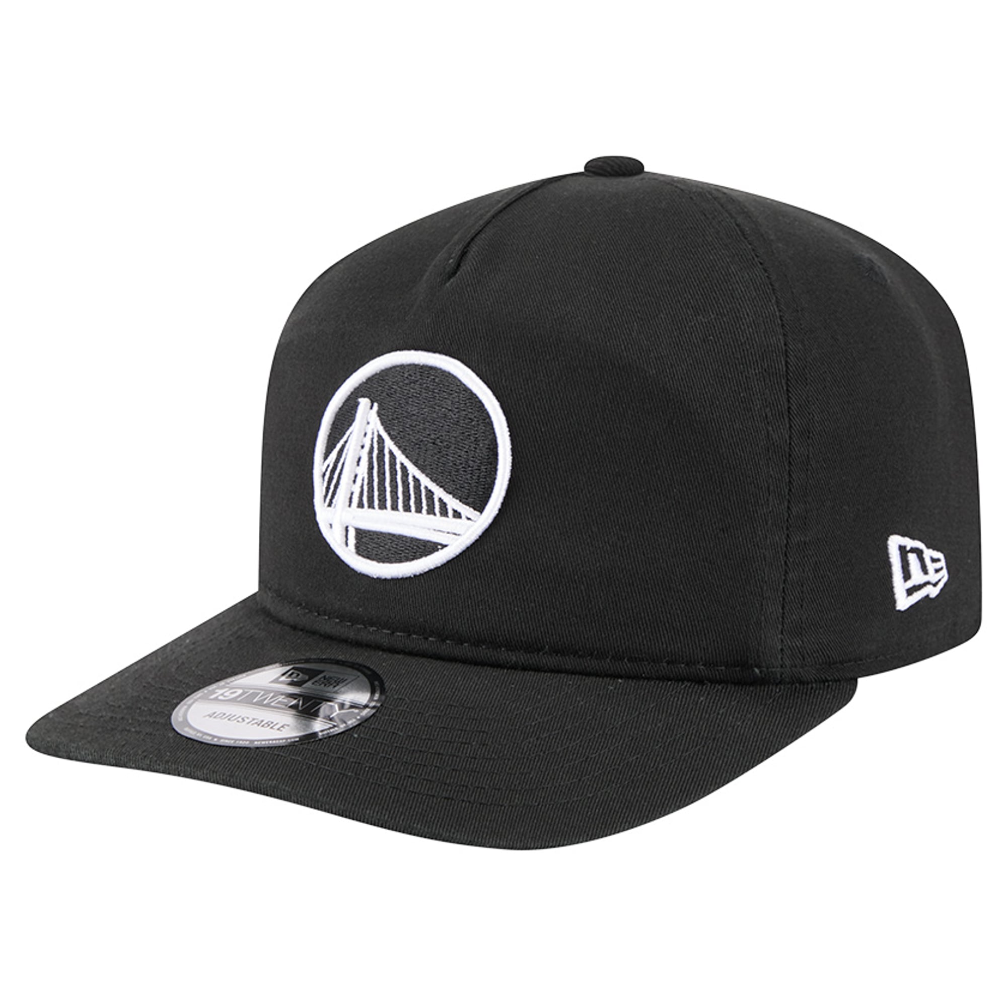 Men's New Era Black Golden State Warriors Quickstrike 19TWENTY Adjustable Hat