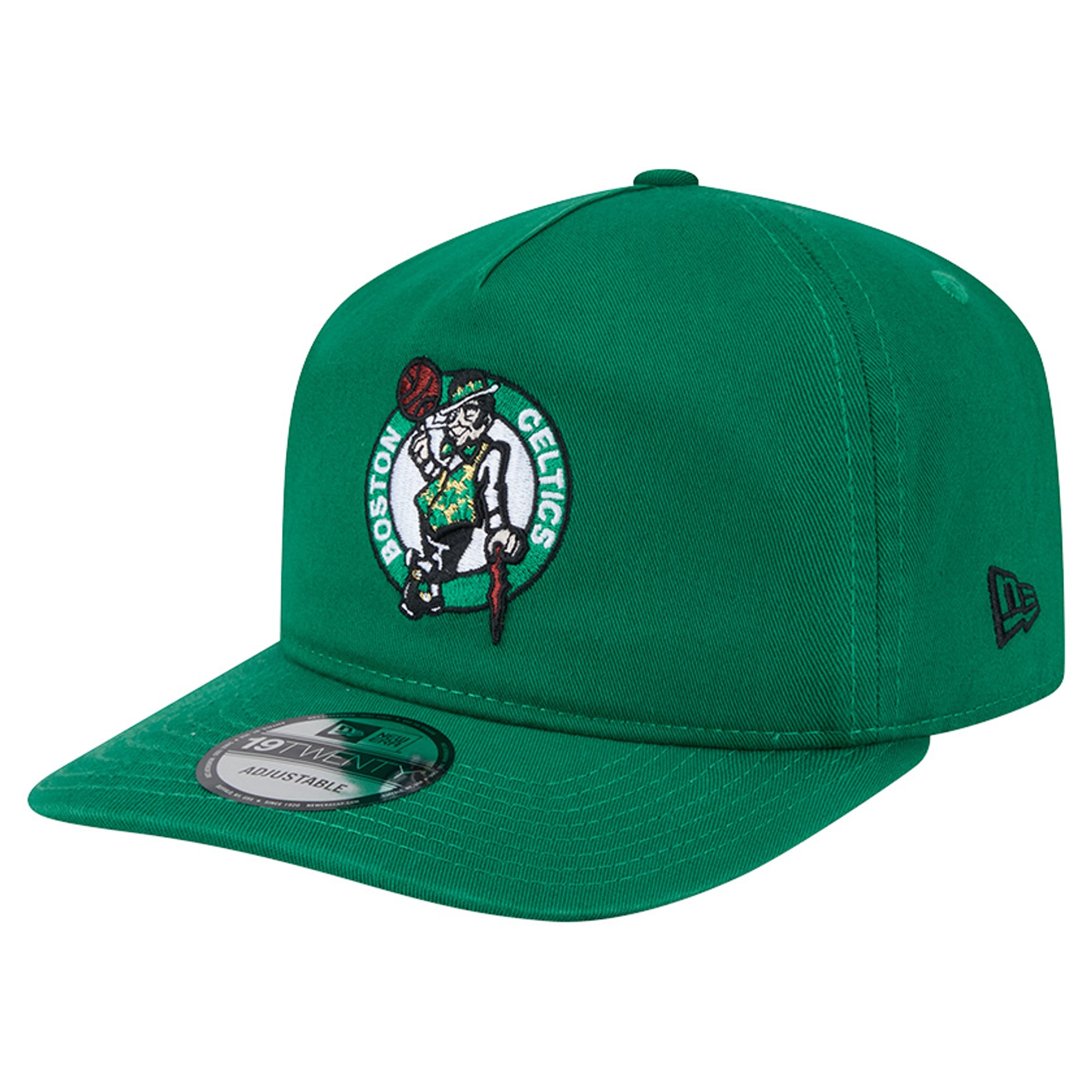Men's New Era Kelly Green Boston Celtics Cotton 19TWENTY Adjustable Hat