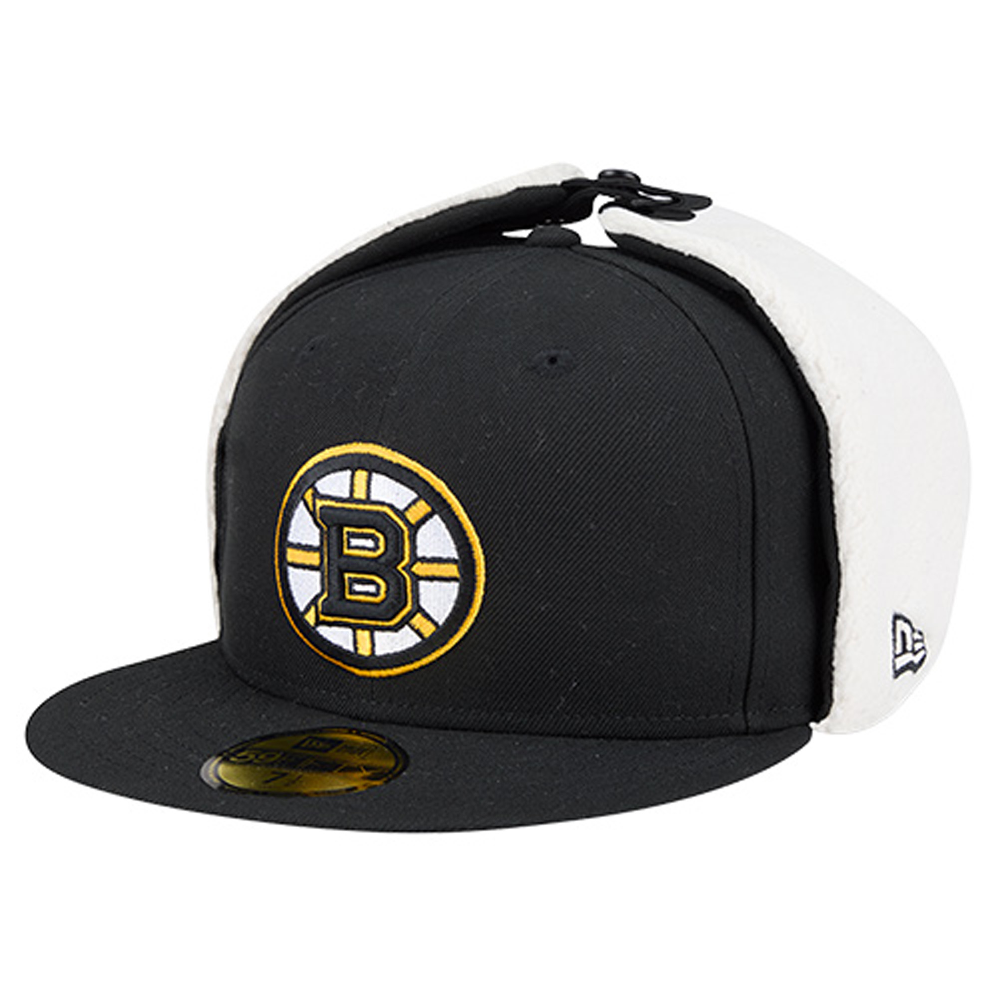 Men’s New Era Black Boston Bruins Injection Dog Ear Classic Fitted Hat Men’s New Era Black Boston Bruins Injection Dog Ear Classic Fitted Hat