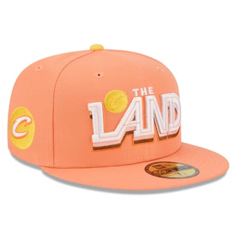 Men's New Era Orange Cleveland Cavaliers 2025/26 City Edition 59FIFTY Fitted Hat
