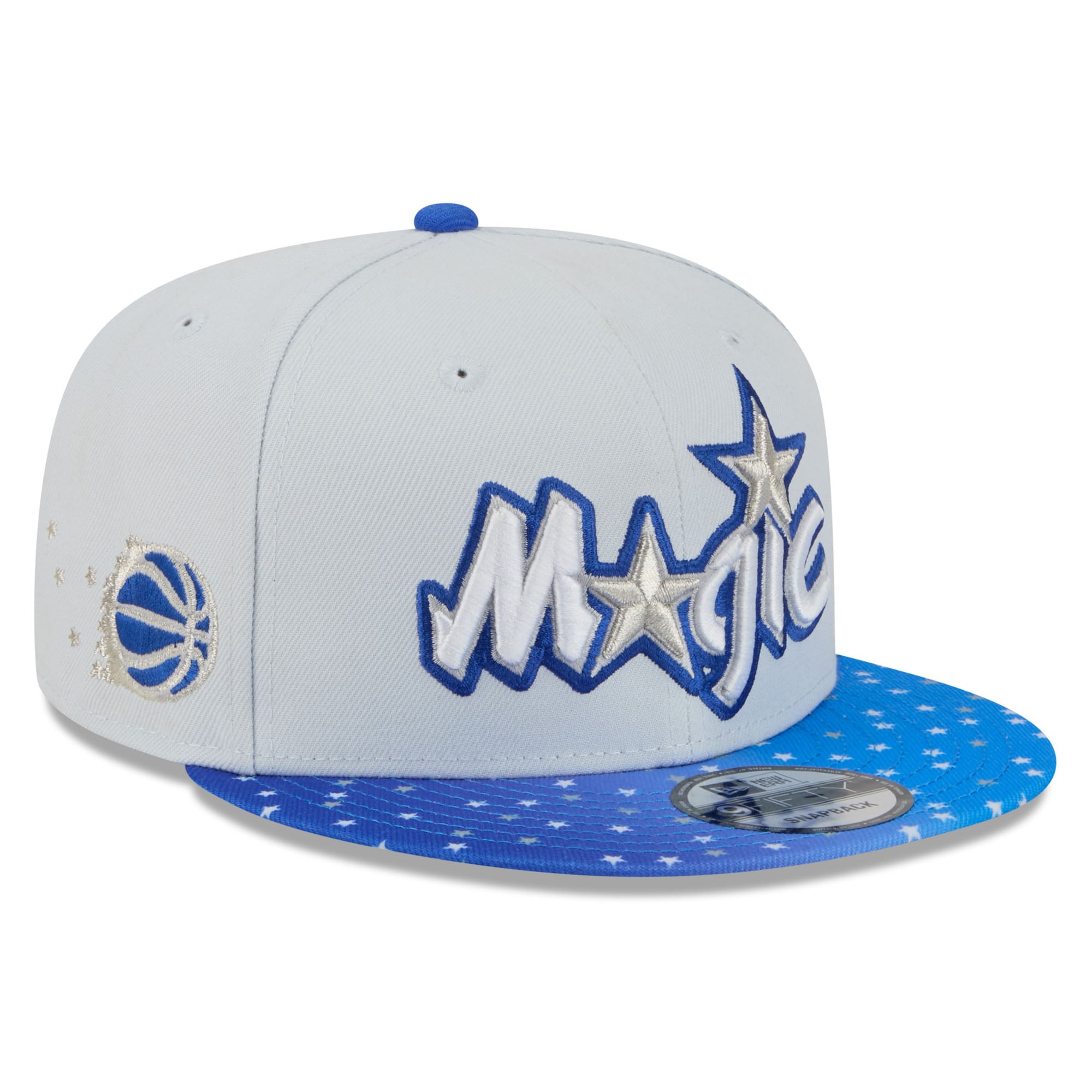 Men's New Era Gray/Blue Orlando Magic 2025/26 City Edition 9FIFTY Snapback Hat
