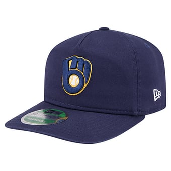 Men's New Era  Navy Milwaukee Brewers Team 19TWENTY Adjustable Hat