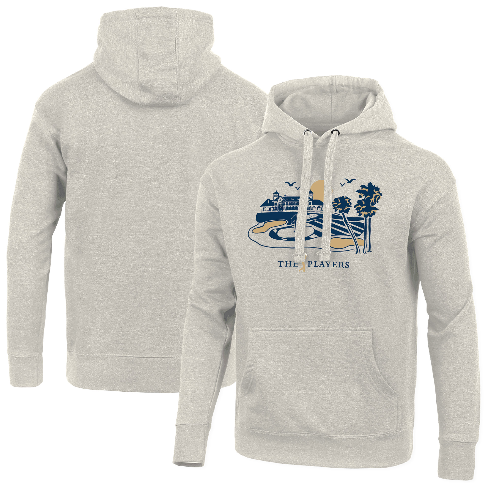 Men's Ahead  Cream THE PLAYERS Hank Pullover Hoodie