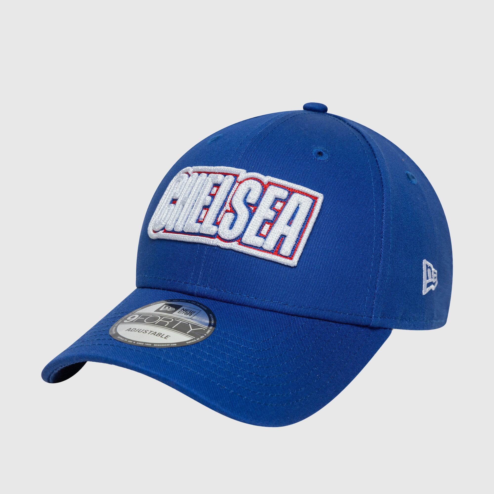 Chelsea New Era 9FORTY Word Cap - Blau