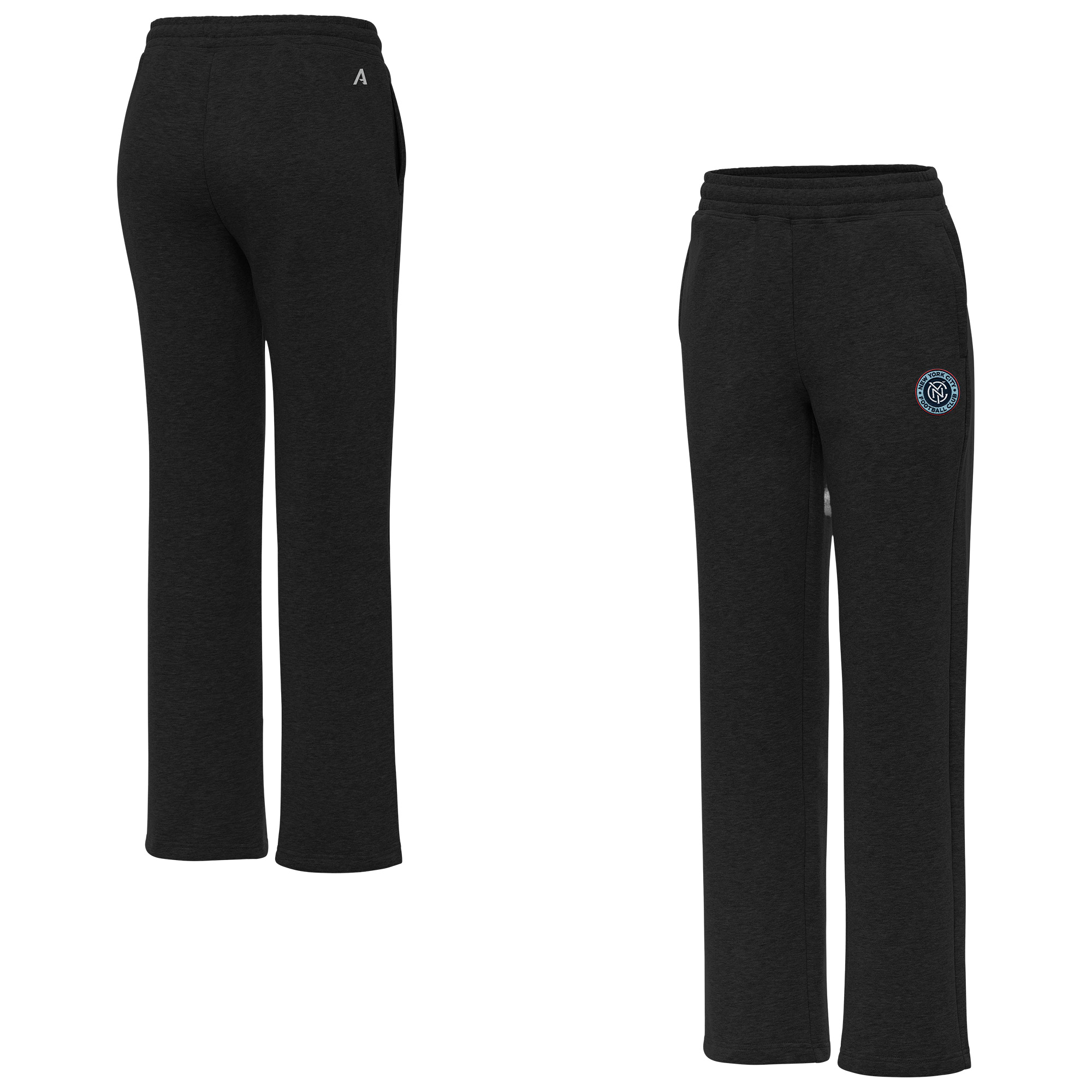 Women’s Antigua Black New York City FC Victory Sweatpants Women’s Antigua Black New York City FC Victory Sweatpants