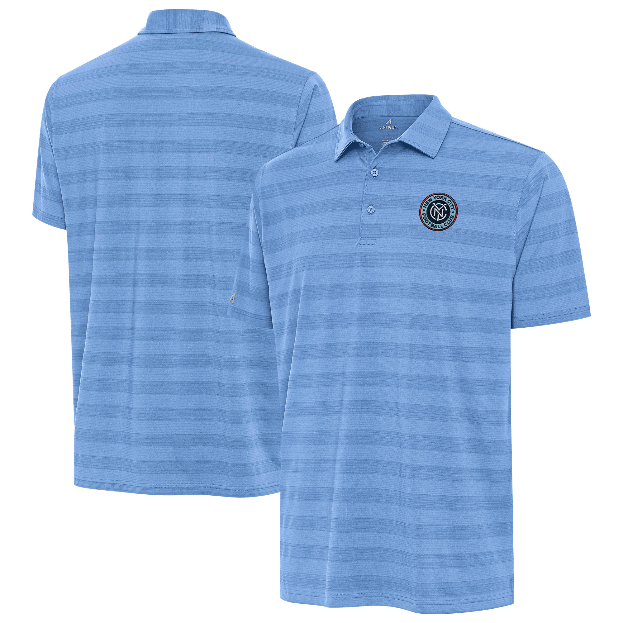Men’s Antigua Sky Blue New York City FC Tunnel Polo Men’s Antigua Sky Blue New York City FC Tunnel Polo