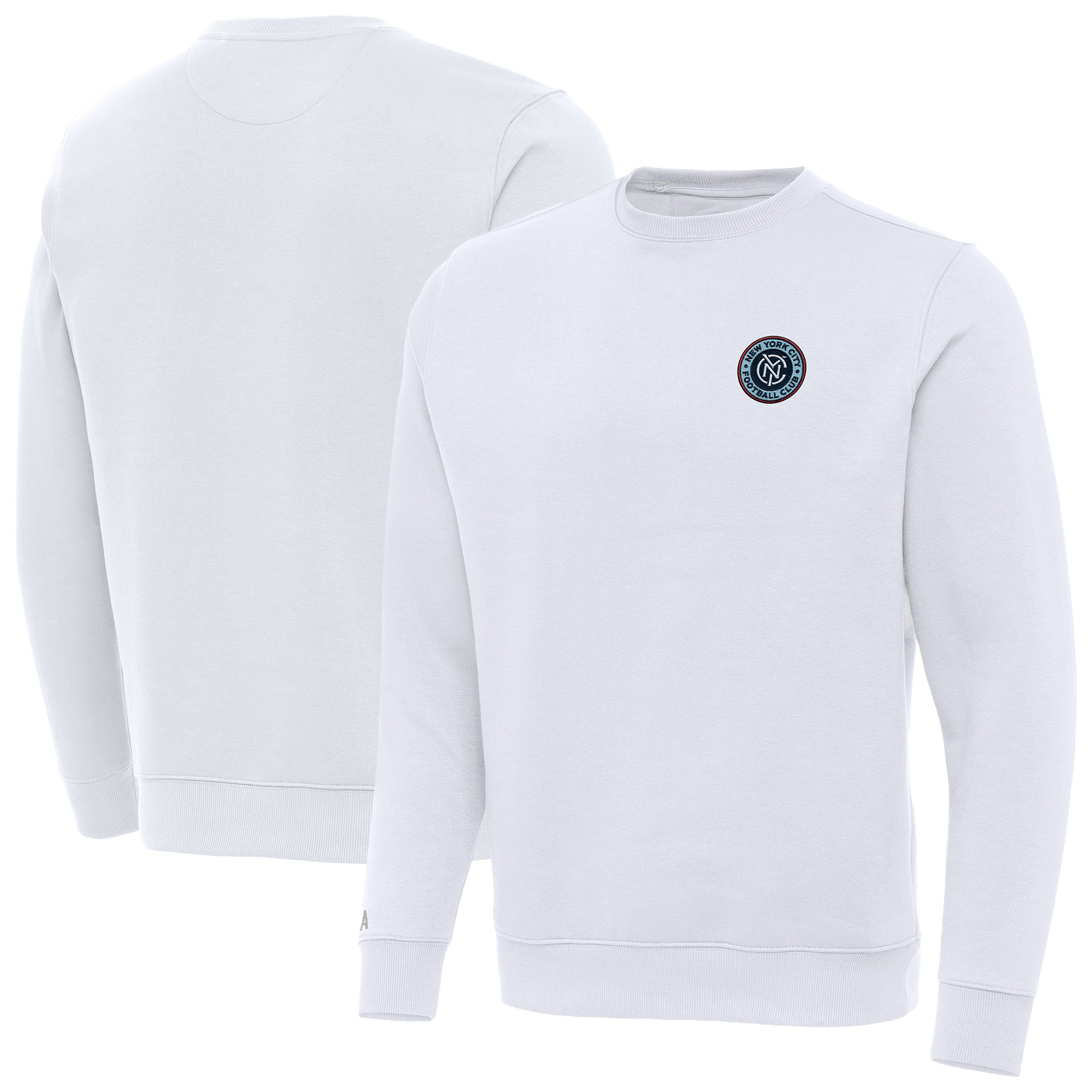 Men’s Antigua White New York City FC Victory Pullover Sweatshirt Men’s Antigua White New York City FC Victory Pullover Sweatshirt