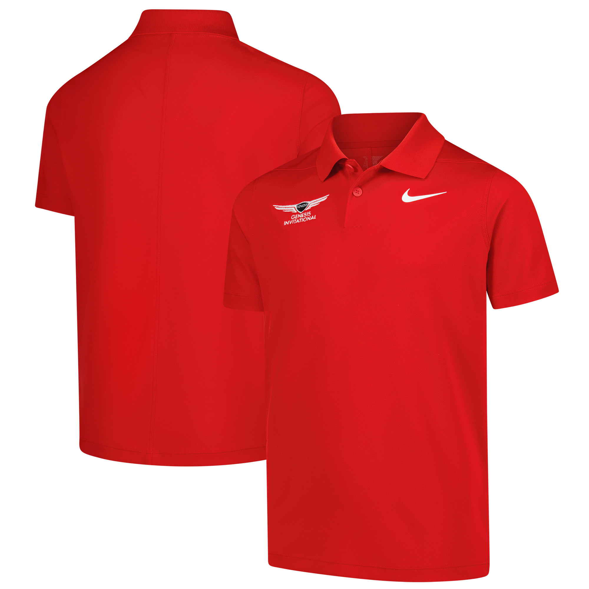 Youth Nike Red Genesis Invitational Performance Victory Polo Youth Nike Red Genesis Invitational Performance Victory Polo