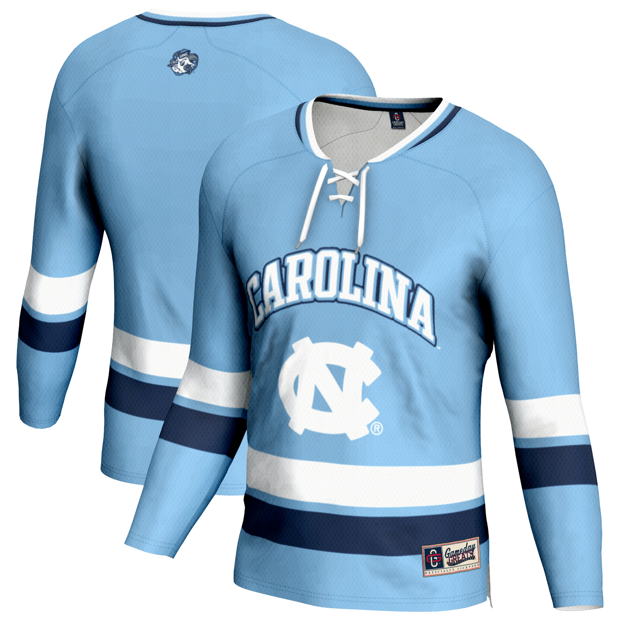 Youth GameDay Greats Light Blue North Carolina Tar Heels Hockey Jersey Youth GameDay Greats Light Blue North Carolina Tar Heels Hockey Jersey