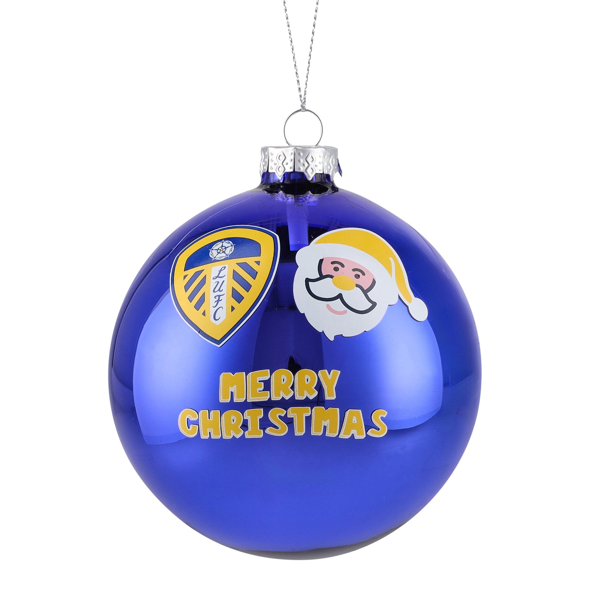 Leeds United Christmas Bauble - 10cm