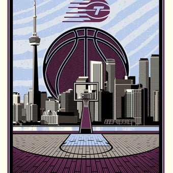 Phenom Gallery Toronto Tempo 18" x 24" Serigraph Print