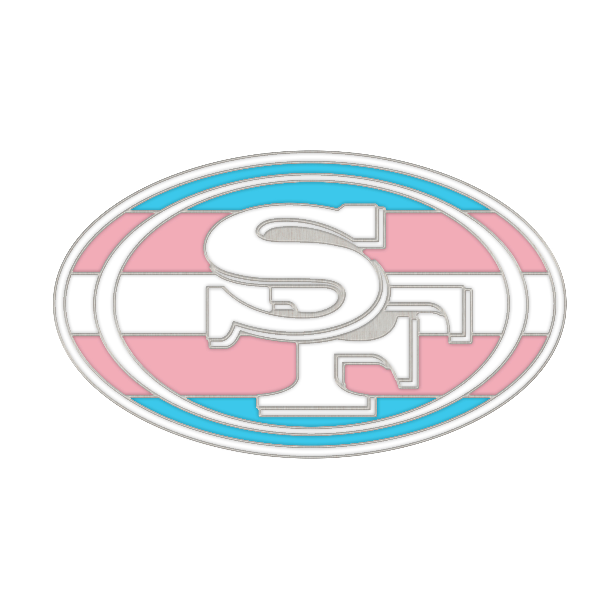 WinCraft San Francisco 49ers Transgender Collector Pin