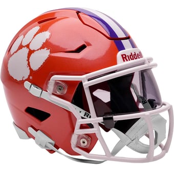 Clemson Tigers Riddell Speed Flex Mid-Size Helmet