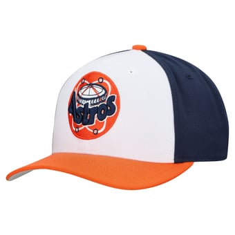 Unisex Mitchell & Ness  White Houston Astros Basic Coop Pro Adjustable Hat