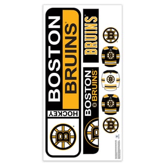 Boston Bruins Repositionable Street Signs Wall Decal Set