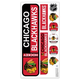 Chicago Blackhawks Repositionable Street Signs Wall Decal Set