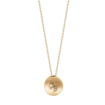Kyle Cavan  Georgia Tech Yellow Jackets Gold Logo Necklace
