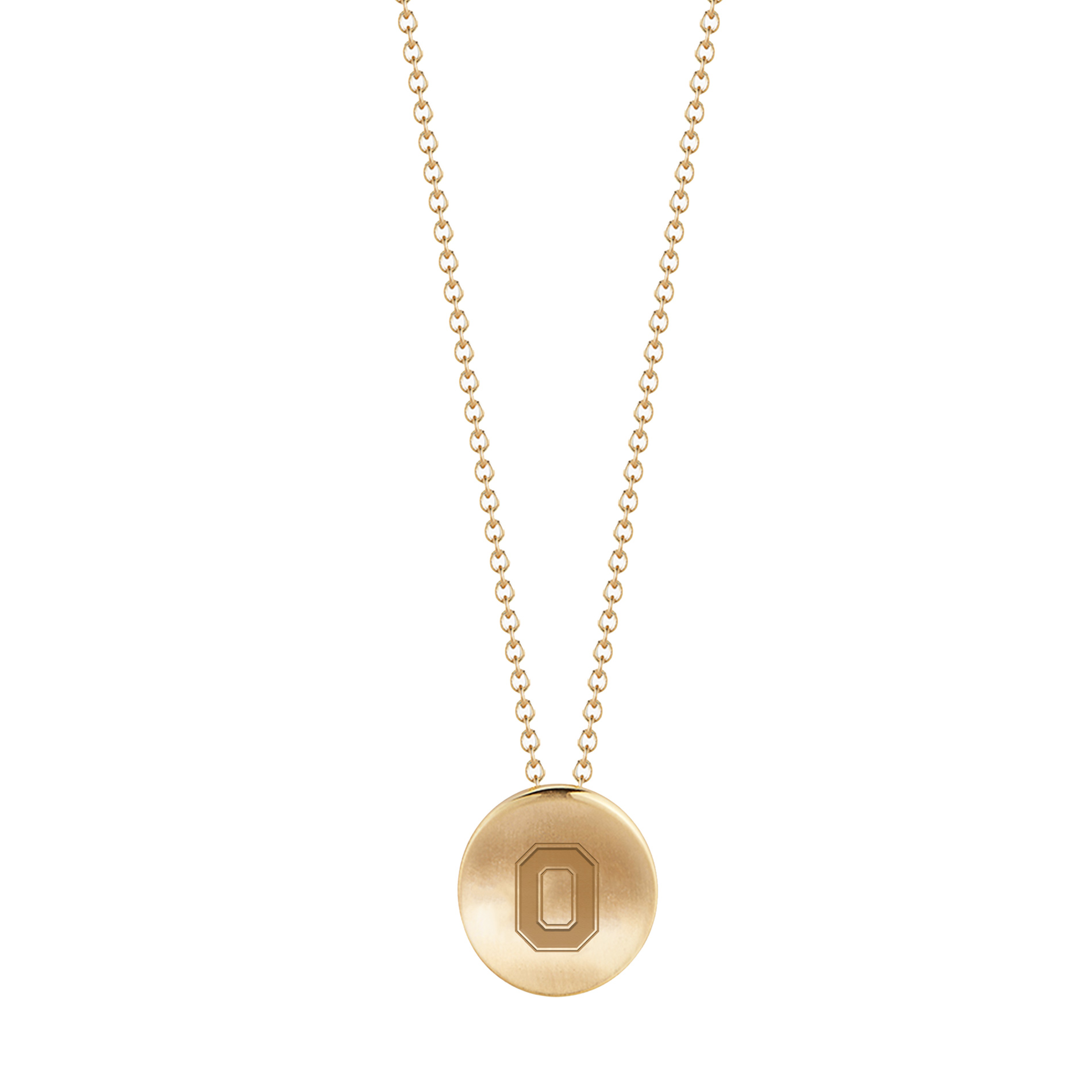 Kyle Cavan  Ohio State Buckeyes Gold Logo Necklace
