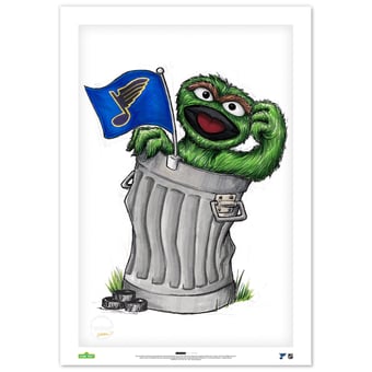 St. Louis Blues 24" x 36" Sesame Street Fine Art Poster
