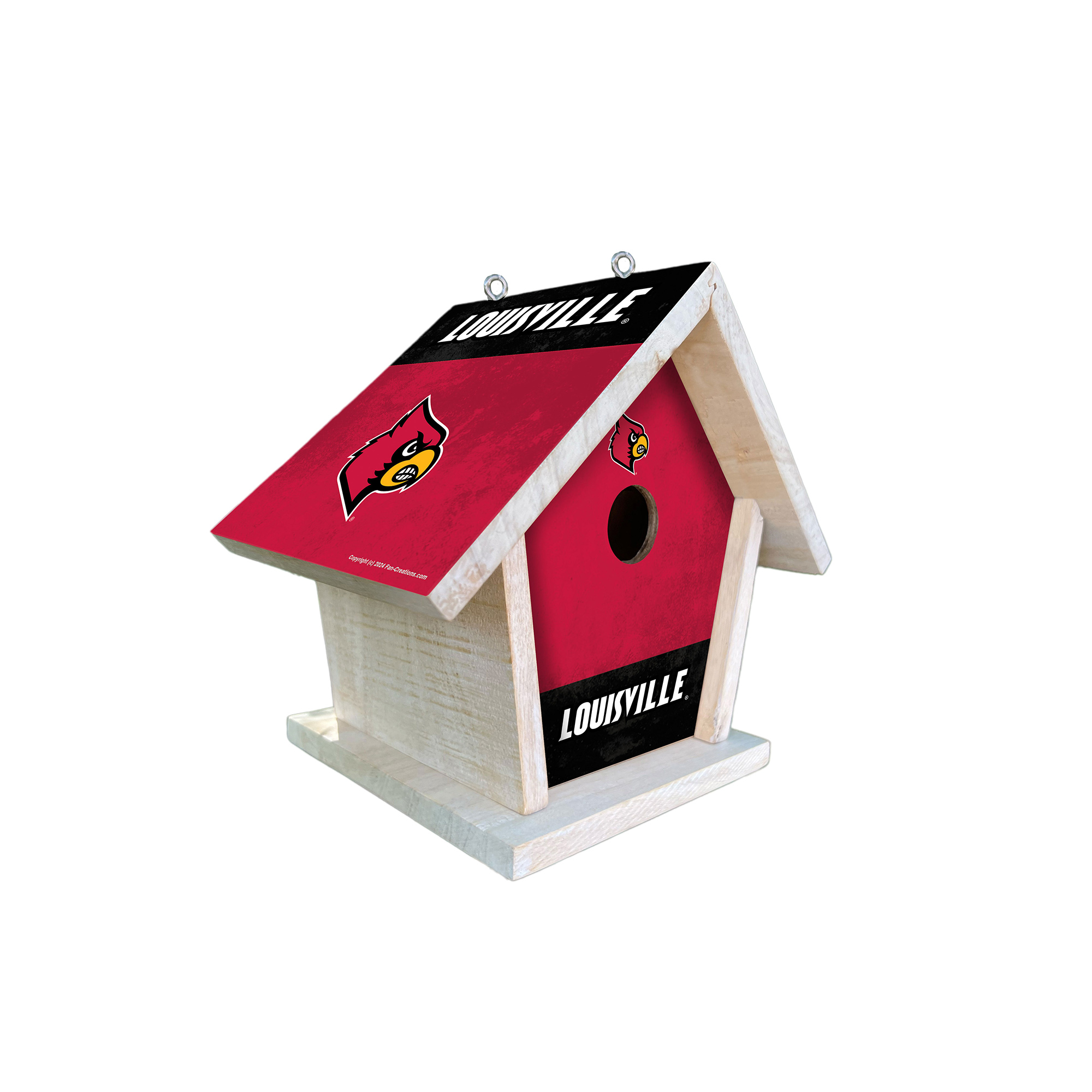Louisville Cardinals Team Pride Bird House