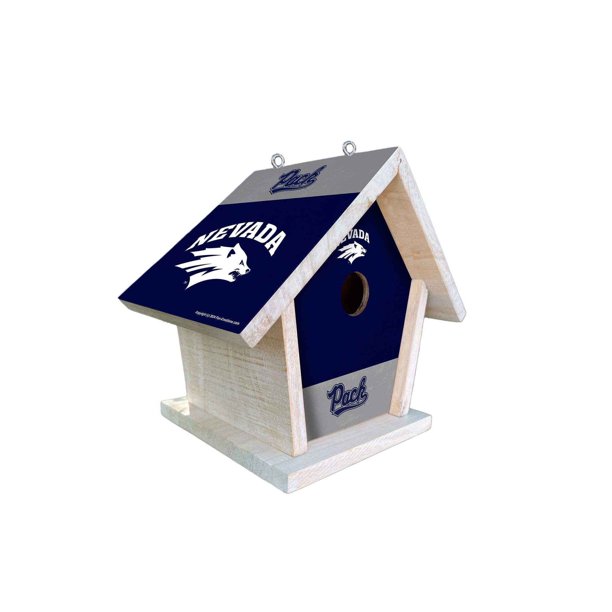 Nevada Wolf Pack Team Pride Bird House