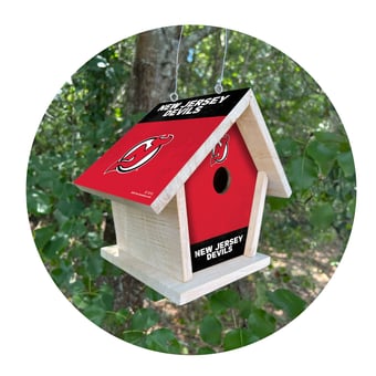New Jersey Devils Team Pride Bird House