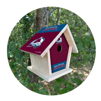 Colorado Avalanche Team Pride Bird House