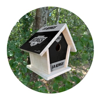 Los Angeles Kings Team Pride Bird House