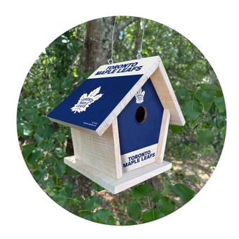 Toronto Maple Leafs Team Pride Bird House