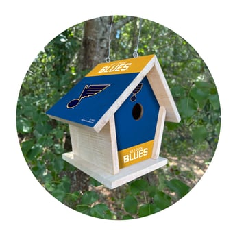 St. Louis Blues Team Pride Bird House