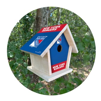 New York Rangers Team Pride Bird House