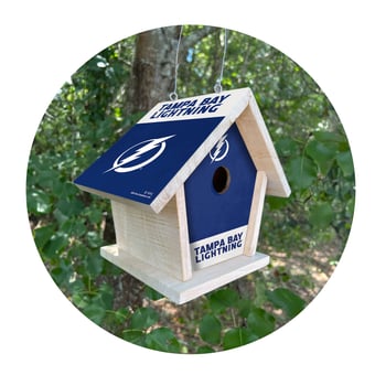 Tampa Bay Lightning Team Pride Bird House