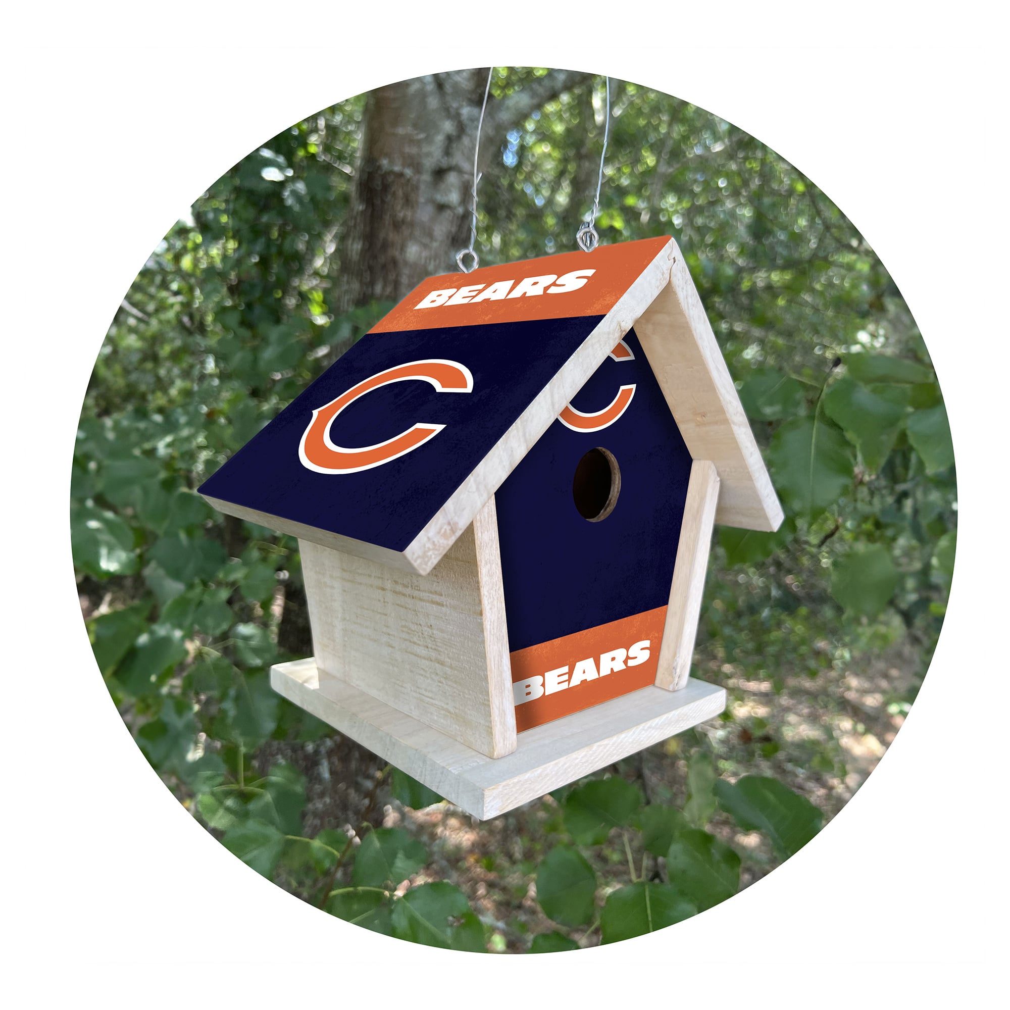 Chicago Bears Team Pride Bird House