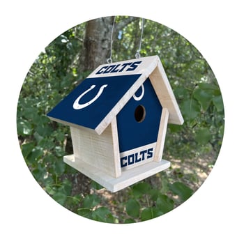 Indianapolis Colts Team Pride Bird House