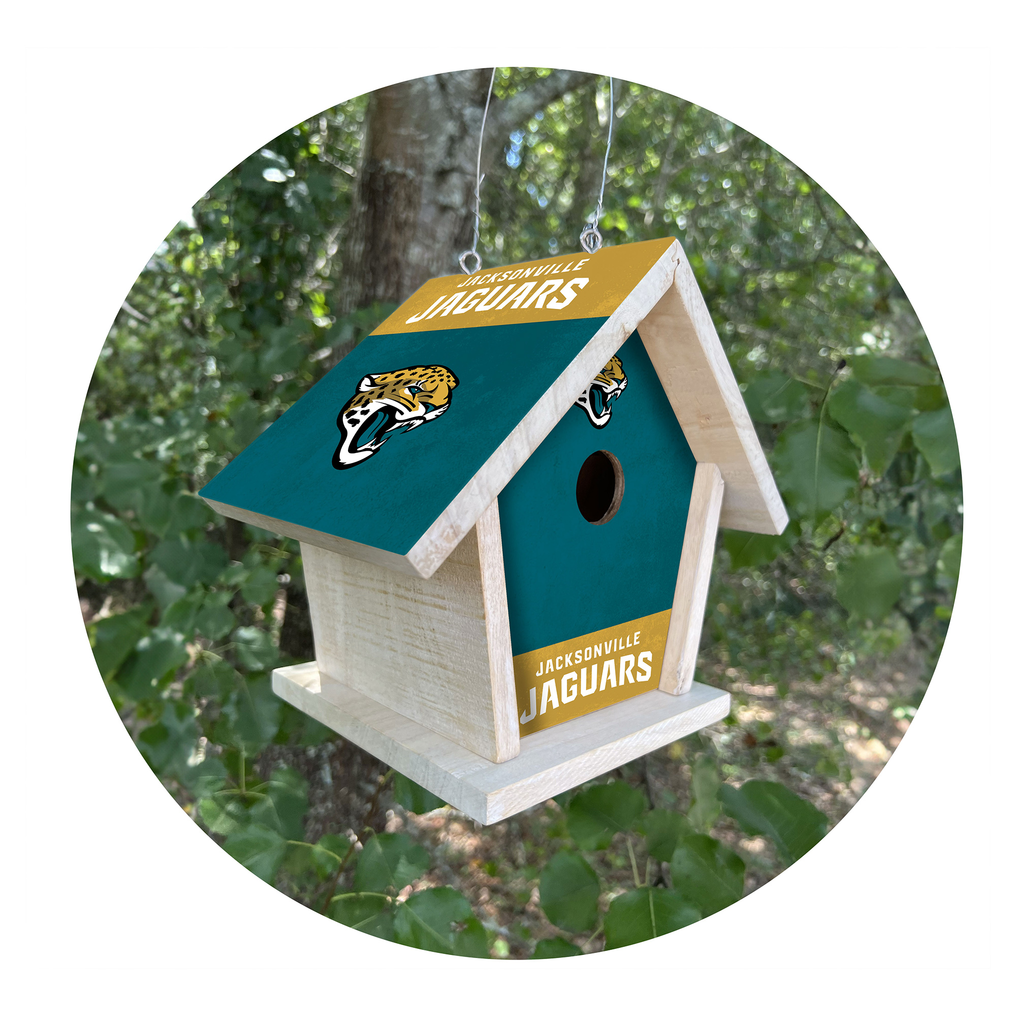 Jacksonville Jaguars Team Pride Bird House