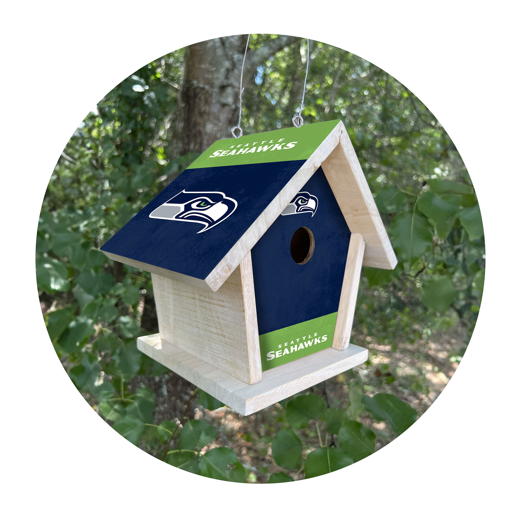 Seattle Seahawks Team Pride Bird House