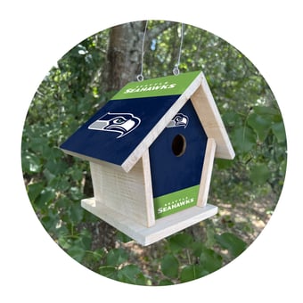 Seattle Seahawks Team Pride Bird House