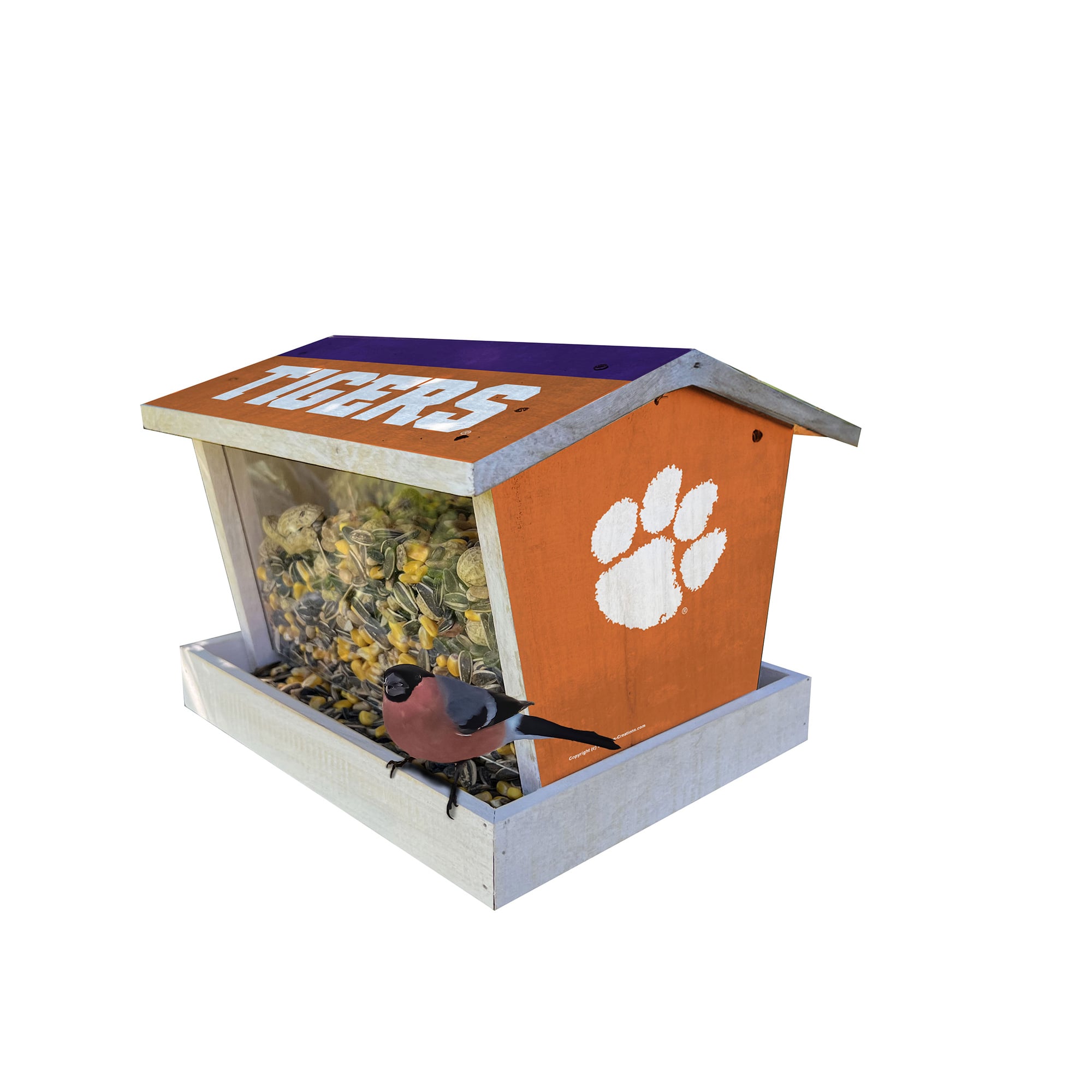 Clemson Tigers Team Pride Bird Feeder