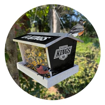 Los Angeles Kings Team Pride Bird Feeder