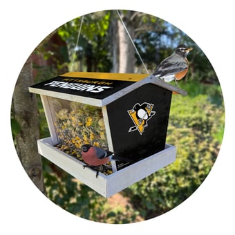 Pittsburgh Penguins Team Pride Bird Feeder