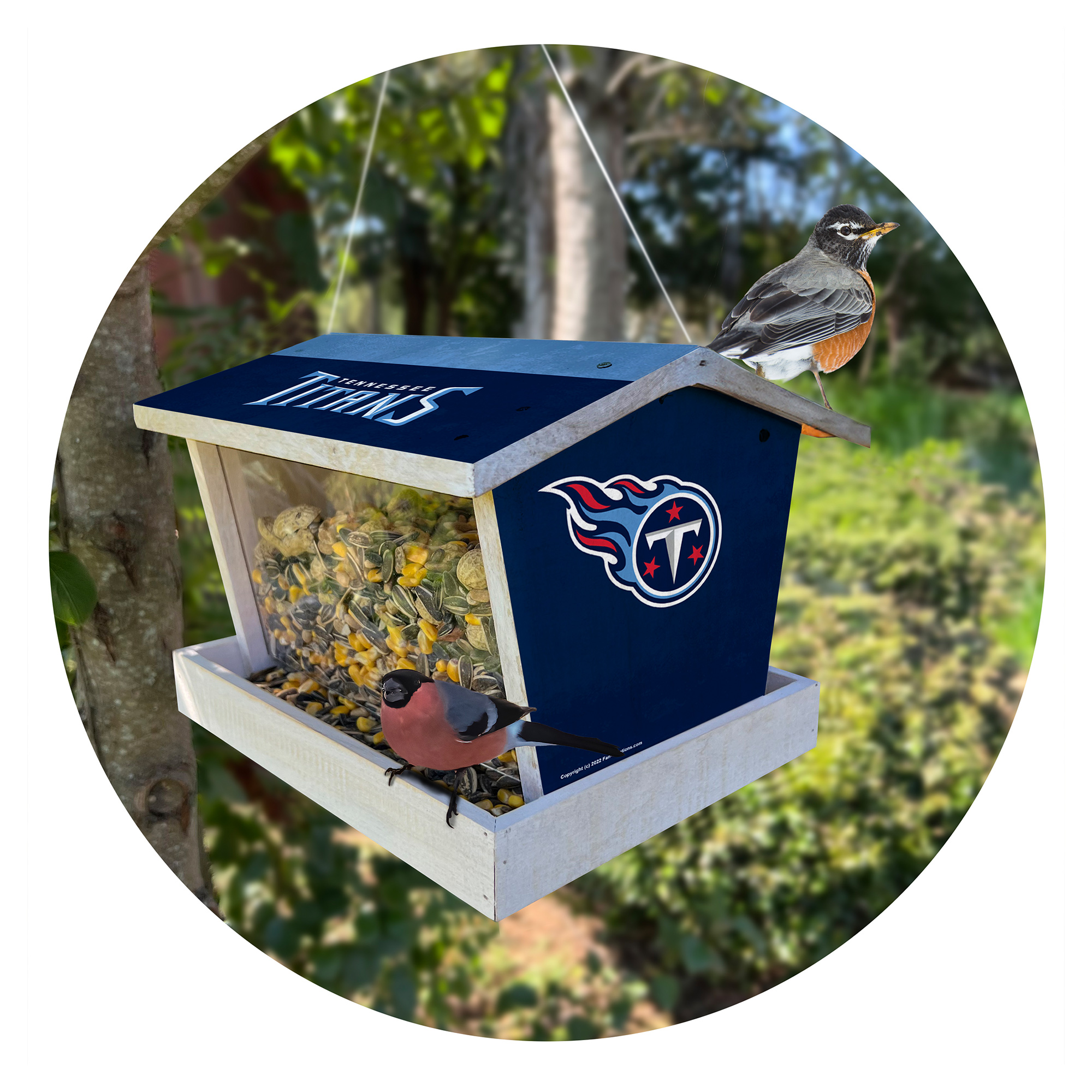 Tennessee Titans Team Pride Bird Feeder