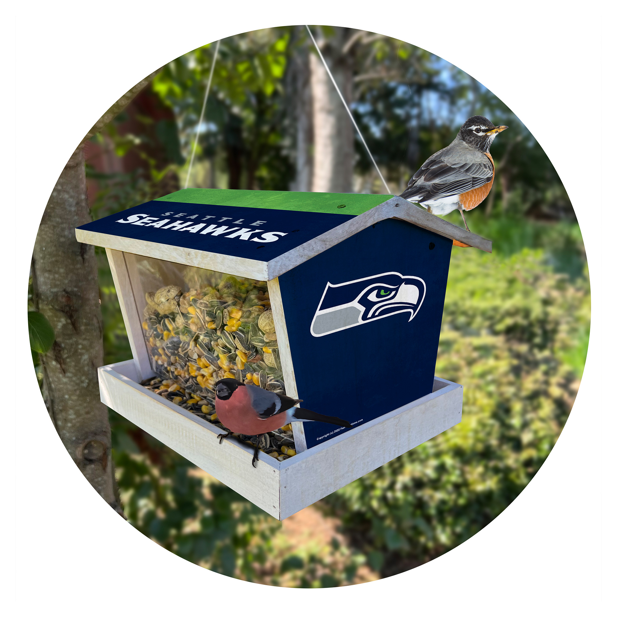 Seattle Seahawks Team Pride Bird Feeder