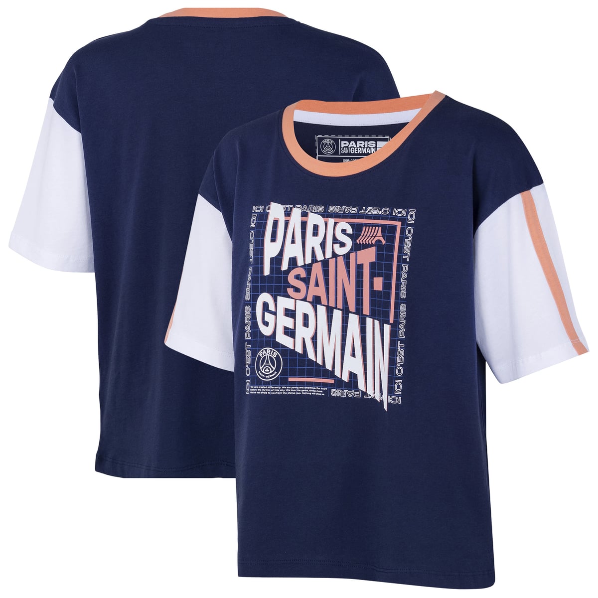 T-Shirts PSG - Bleu - Fille