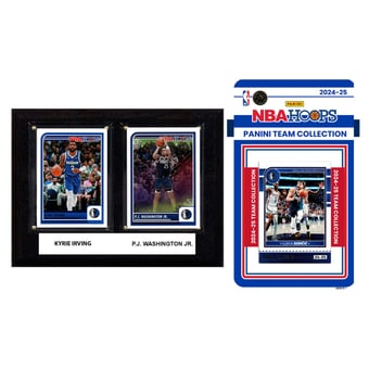 Dallas Mavericks 6" x 8" Player Plaque & 2024-25 Team Trading Card Set