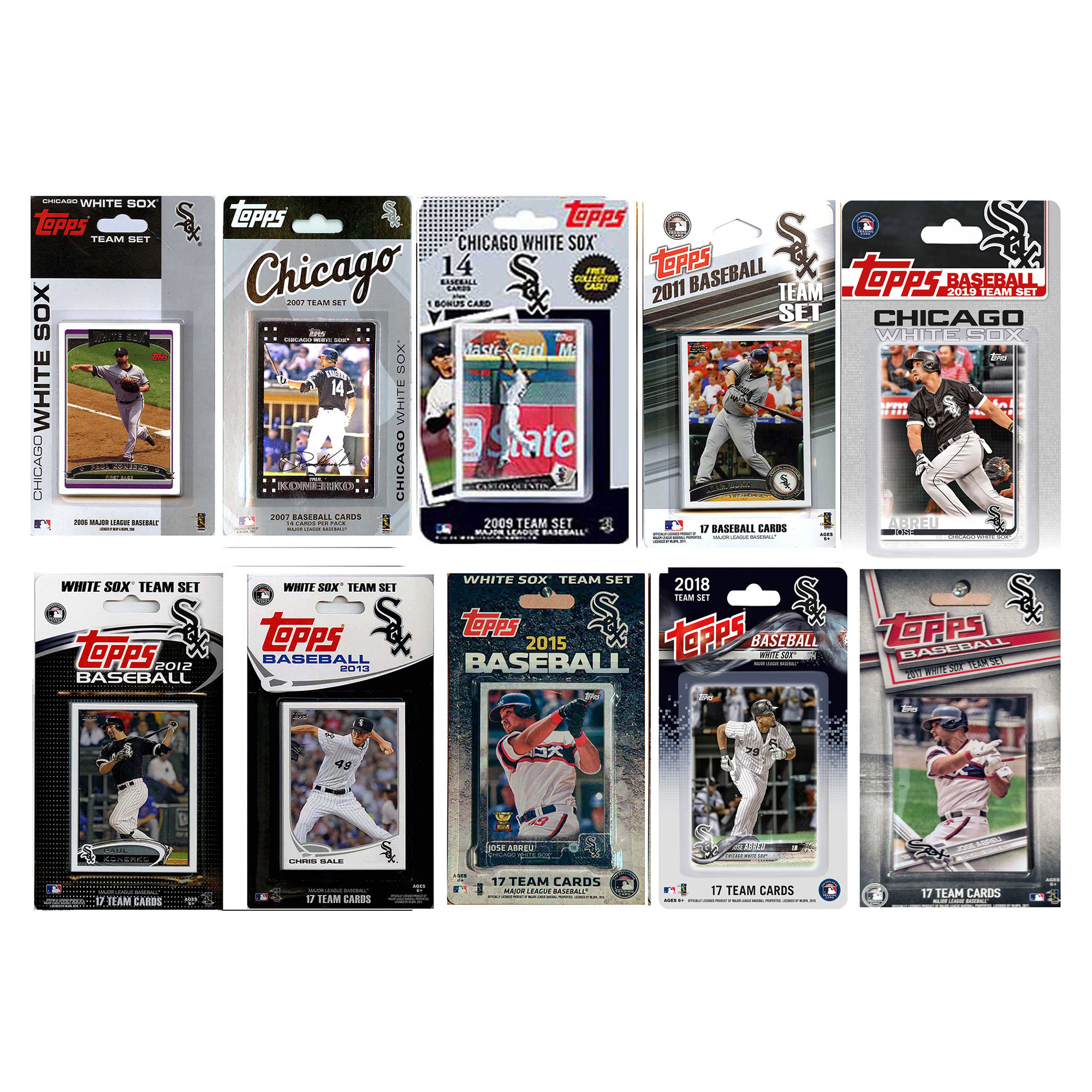Chicago White Sox Trading Card Team Sets