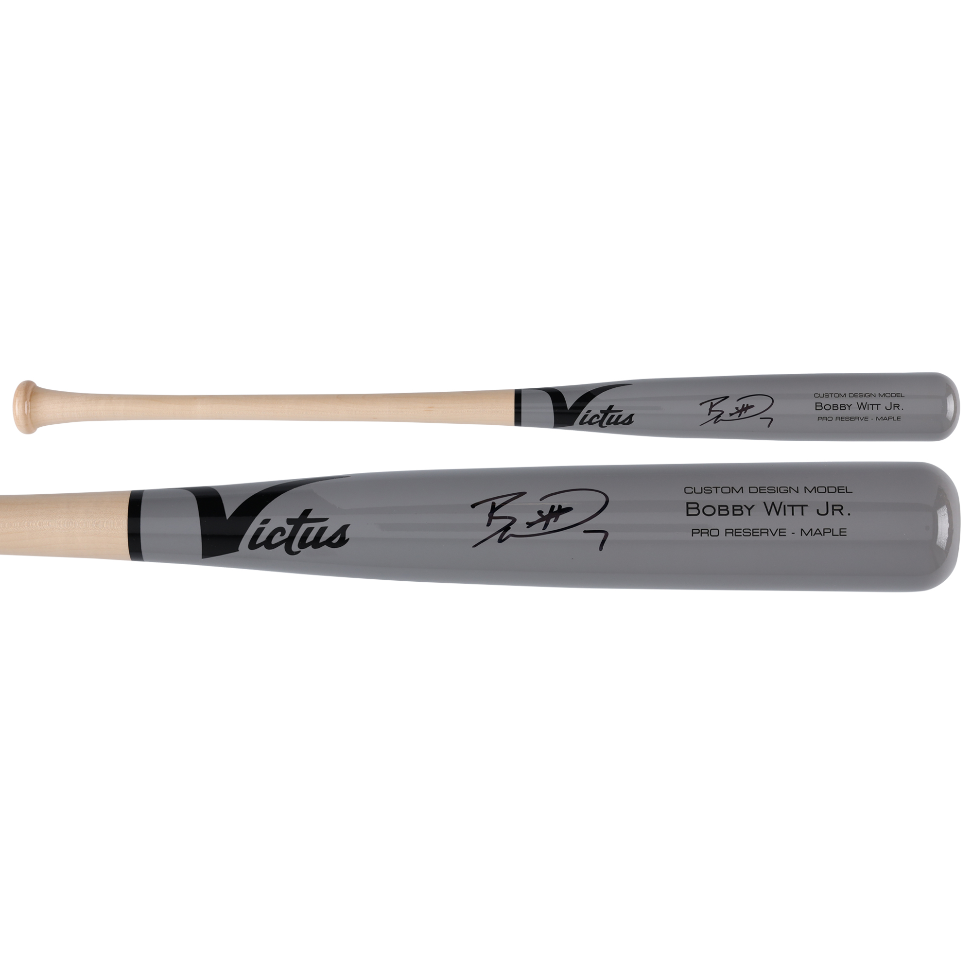Bobby Witt Jr. Kansas City Royals Autographed Victus Game Model Bat