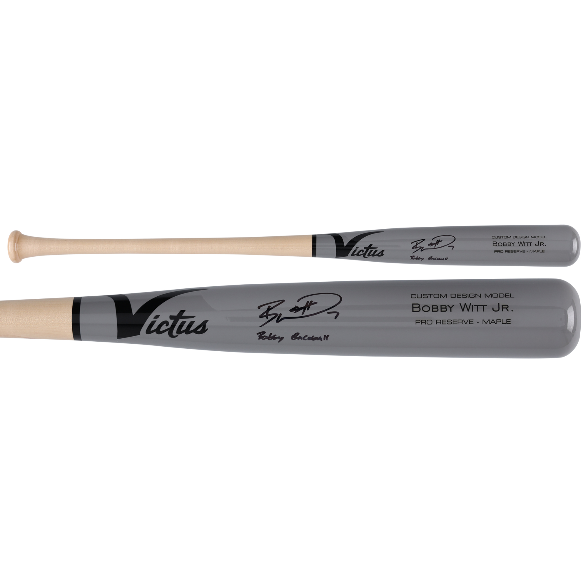 Bobby Witt Jr. Kansas City Royals Autographed Victus Game Model Bat with "Bobby Baseball" Inscription