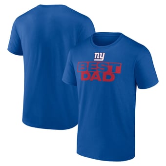 Men's Royal New York Giants Best Dad Father's Day T-Shirt
